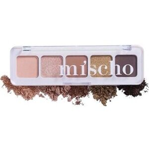 New Mischo Beauty Mini Eyeshadow Palette 01 Pressed Powder Sand Tan Stone Smoke